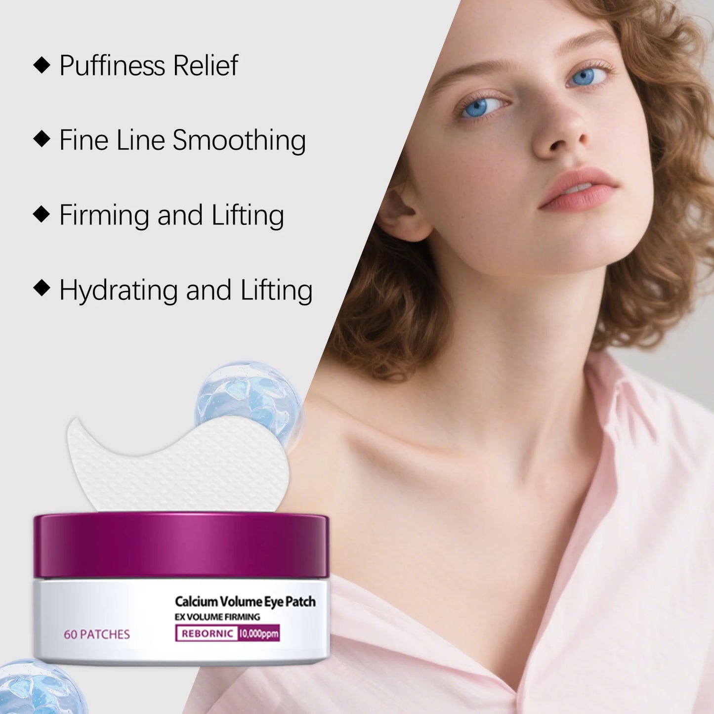 Eelhoe Eye Lift Patch Calcium Boost Brightening Hydrogel Mask