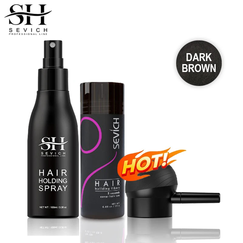 Sevich Hair Fiber Set Keratin Thickening For Hair Loss