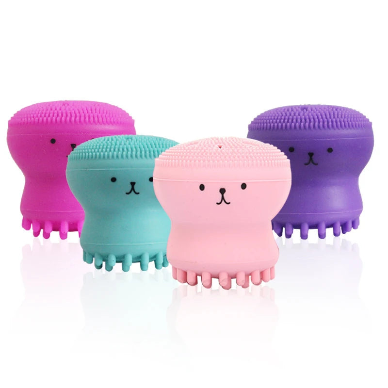 Silicone Facial Cleansing Brush for Deep Pore Cleaning and Exfoliation