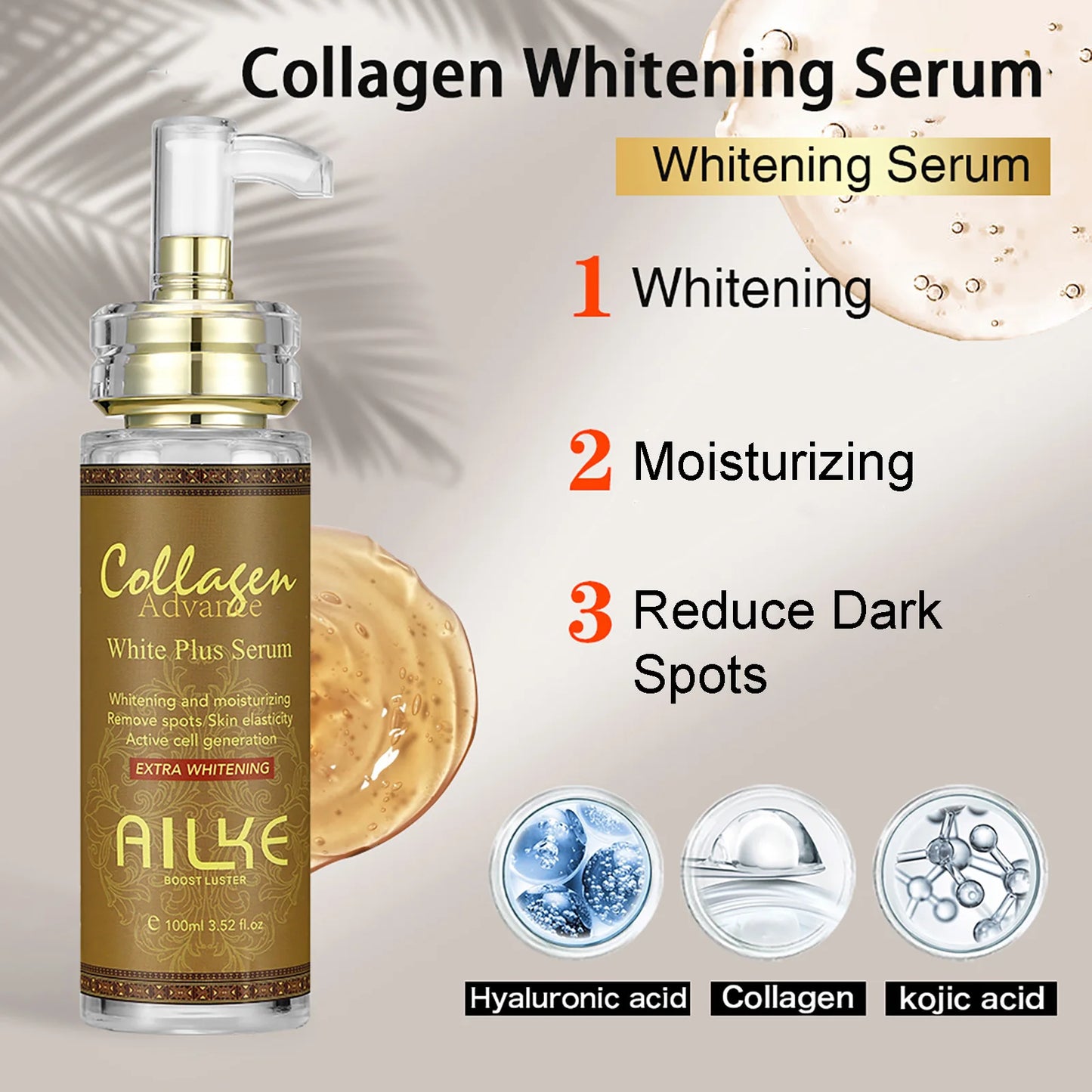 AILKE Skin Whitening Serum For Face Moisturizing And Even Tone