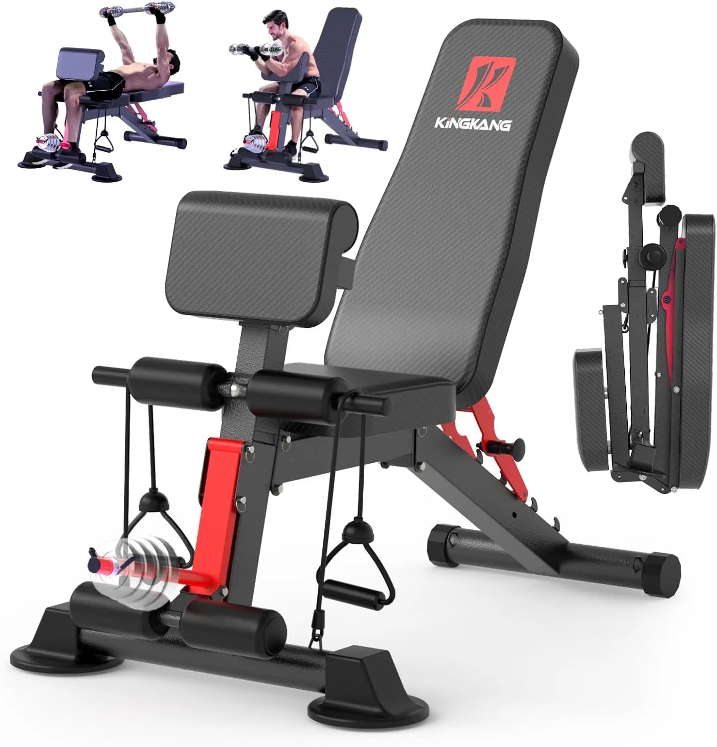 Foldable Dumbbell Bench 14 In 1 Pre Assembled With 1000 Lbs Capacity