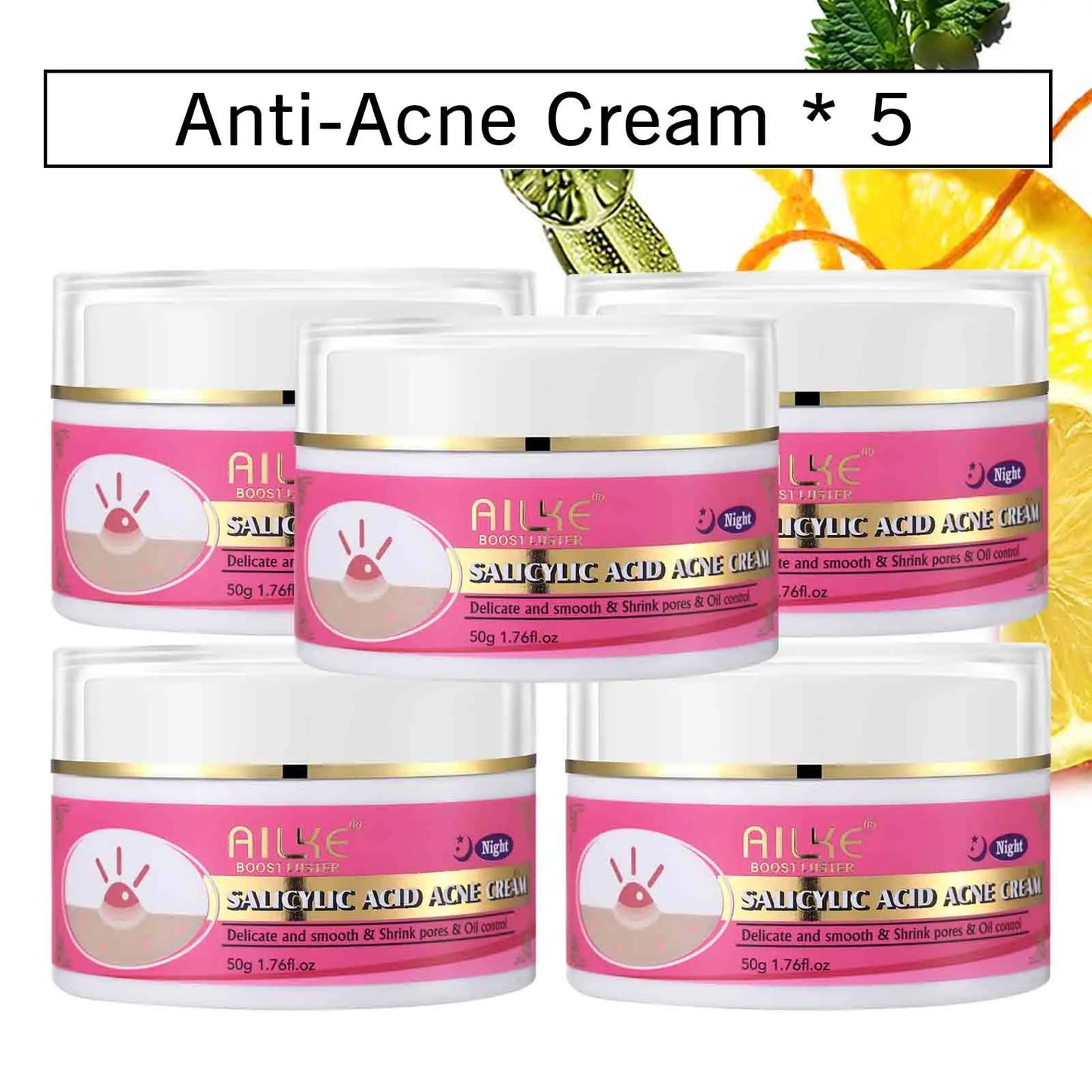 AILKE Skin Glowing Set Niacinamide Brightening Moisturizing Anti Acne Kit