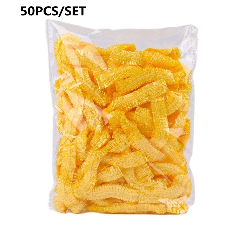 Disposable Shower Cap Waterproof Hair Cap For Bath And Sauna