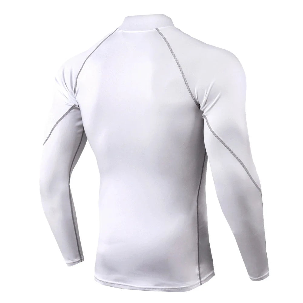 Mens Quick Dry Long Sleeve Sport T Shirt For Gym Running
