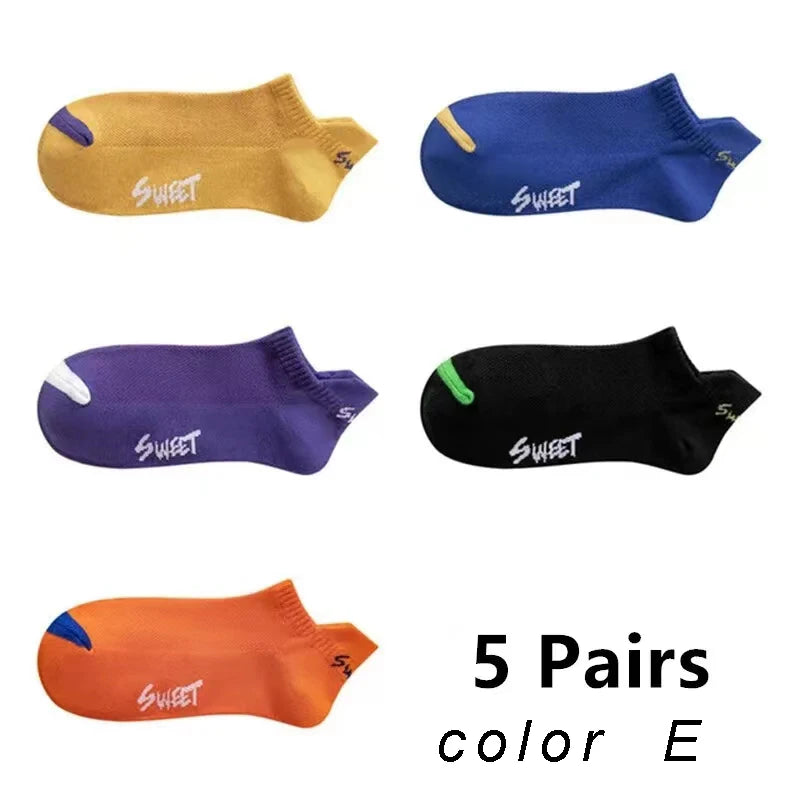 Unisex Breathable Mesh Ankle Socks For Running And Street Style