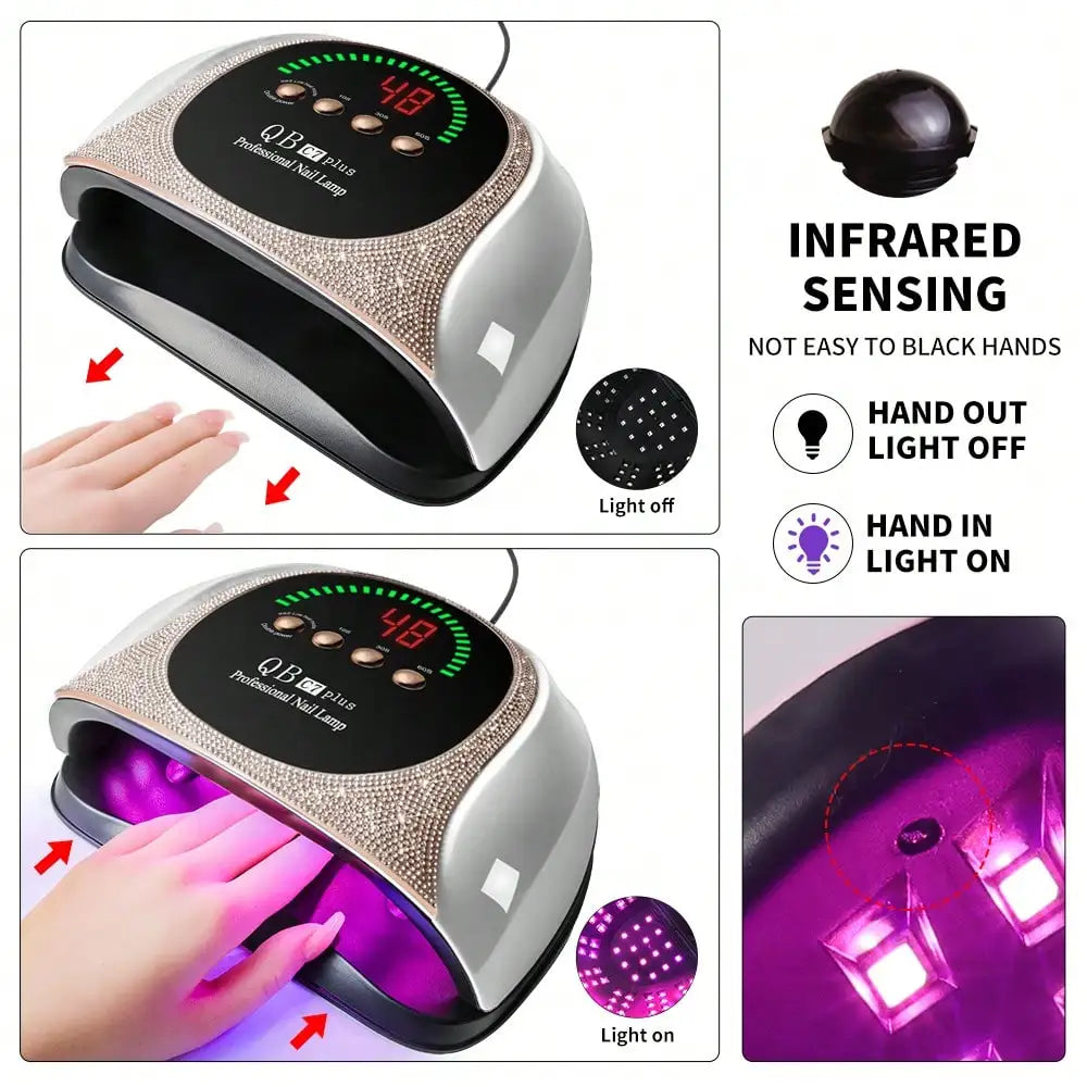 UV LED Nail Lamp Cordless Diamond Pro With Auto Timer