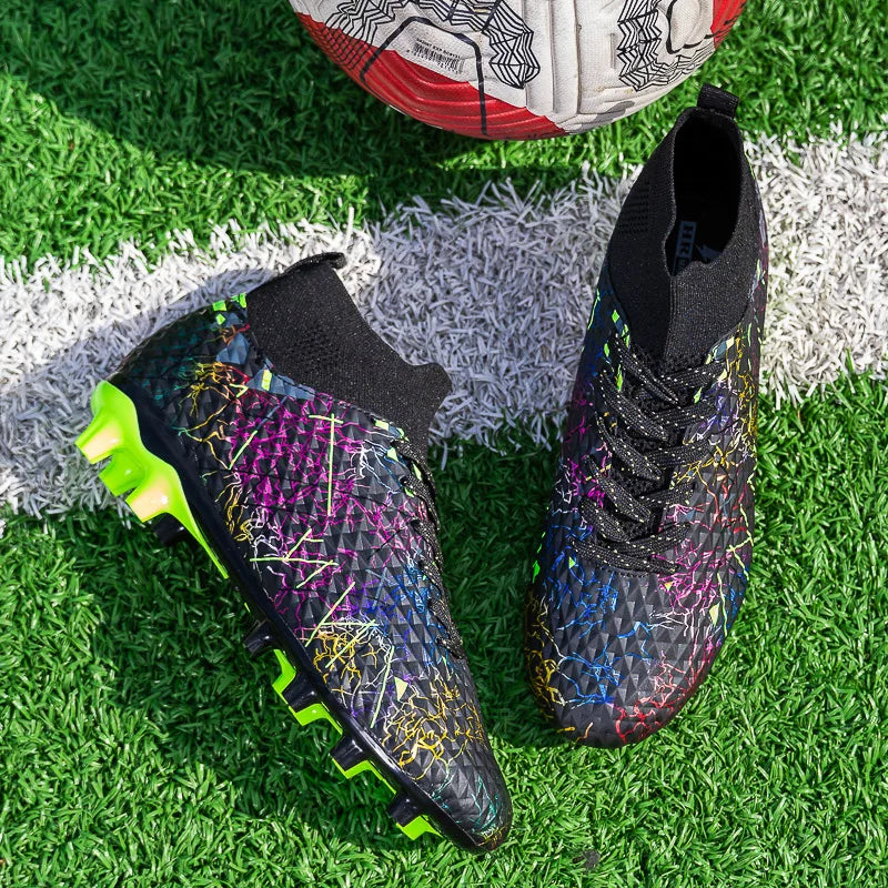 MaiJiaKa Soccer Cleats Mens Outdoor Football Boots
