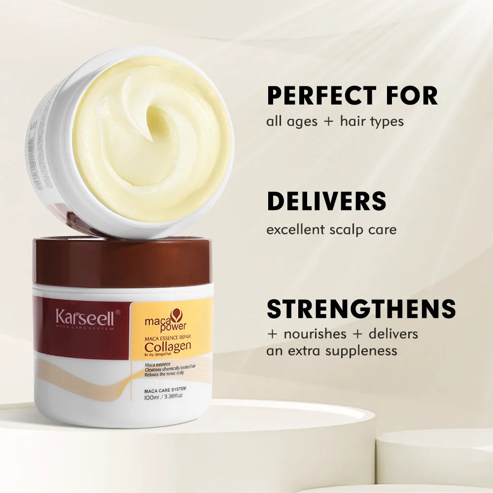 Karseell Collagen Hair Mask With Argan Oil For Damaged Hair