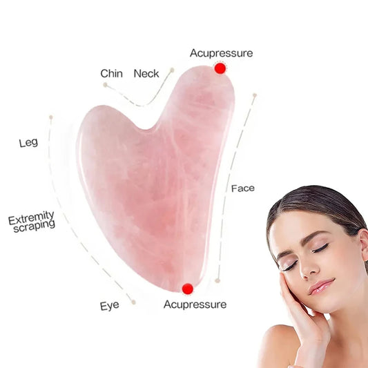 Jade Gua Sha Board For Facial Massage And Skin Care