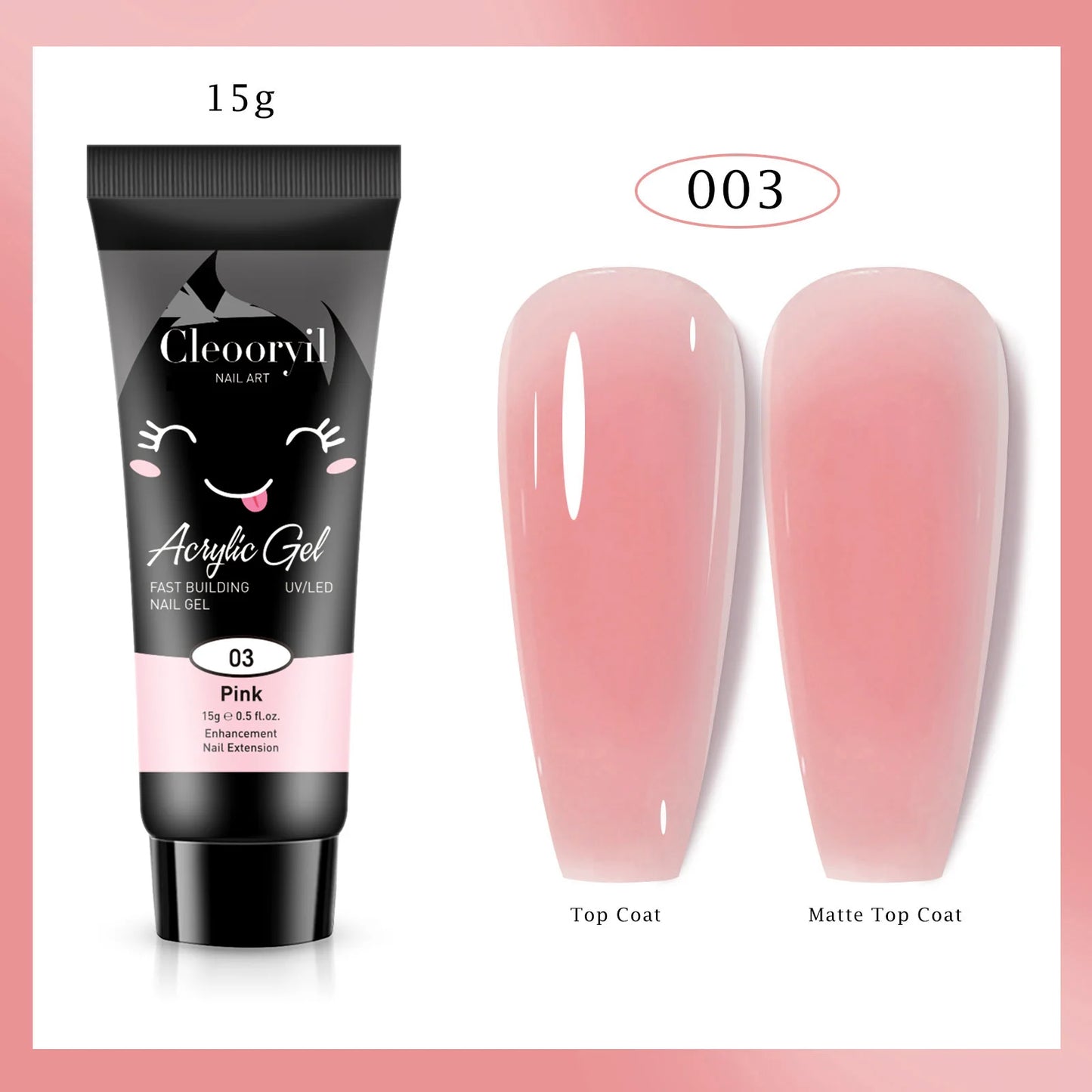 Misscheering Nail Extension Gel Poly Nail Acrylic Gel UV LED