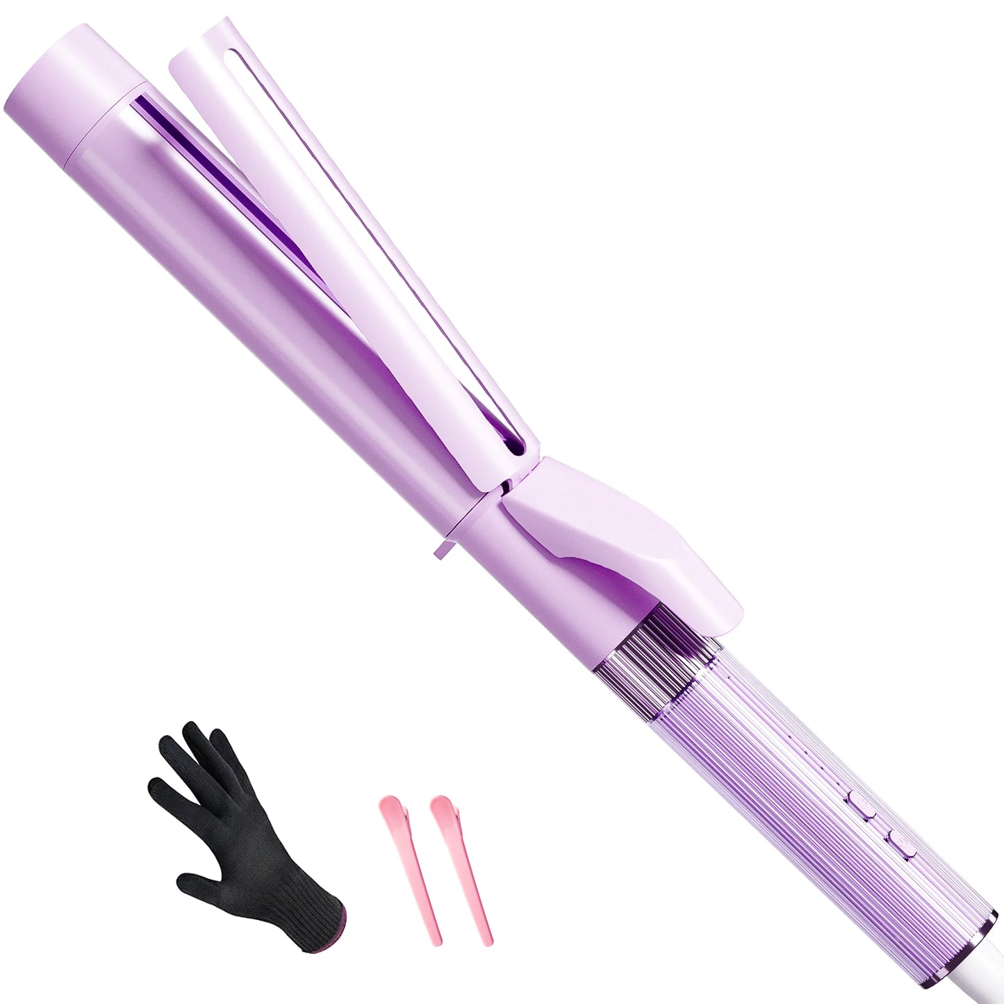 Novus Tourmaline Ceramic Ionic Curling Wand for Professional Hair