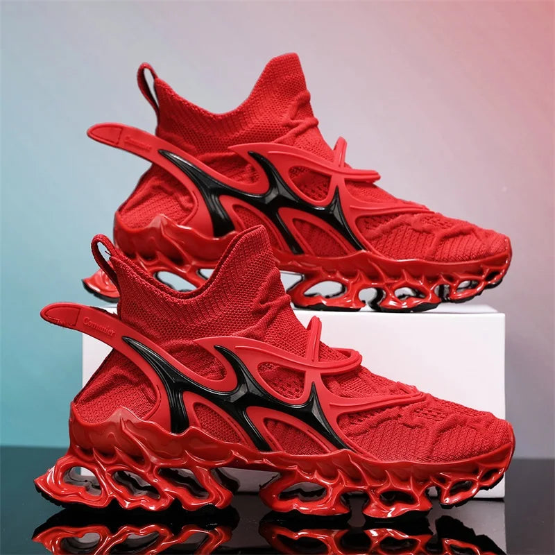 Lexsan Men Casual Shoes Breathable Mesh Lining PU Insole Odor Resistant