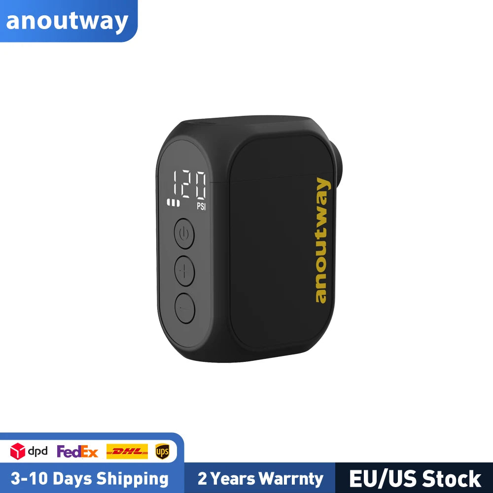 Anoutway AT1 Pro Mini Electric Tire Inflator Digital Display