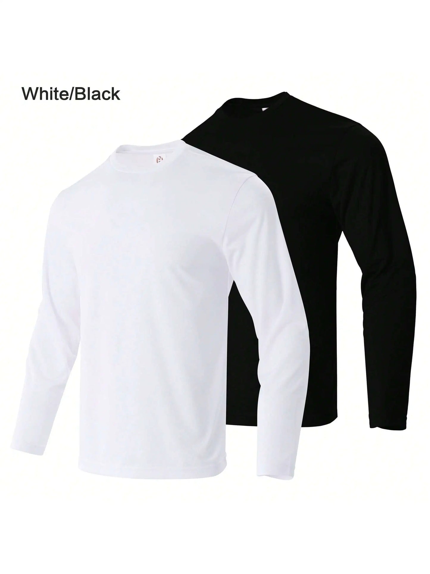 Unisex Performance Long Sleeve Moisture Wicking Athletic Tee Quick Dry
