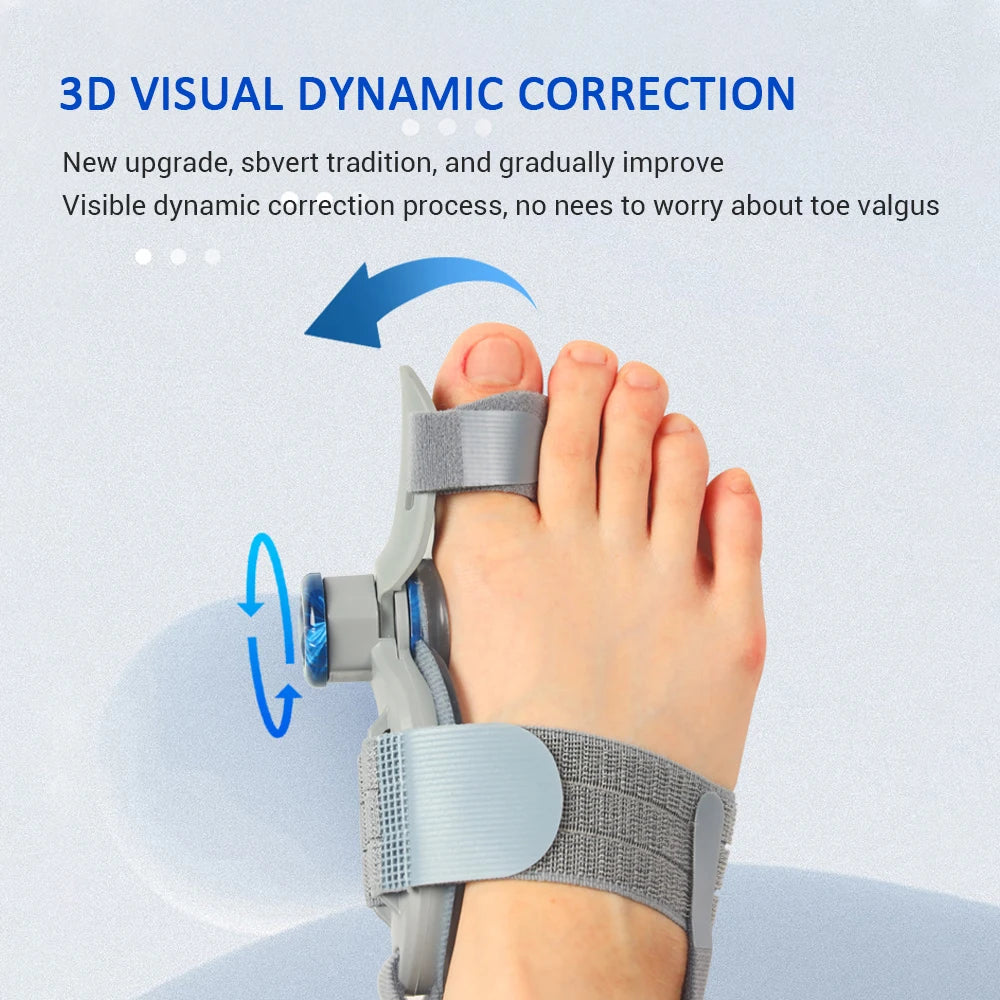 Hailicare Bunion Corrector Foot Braces Rotatable Toe Separator