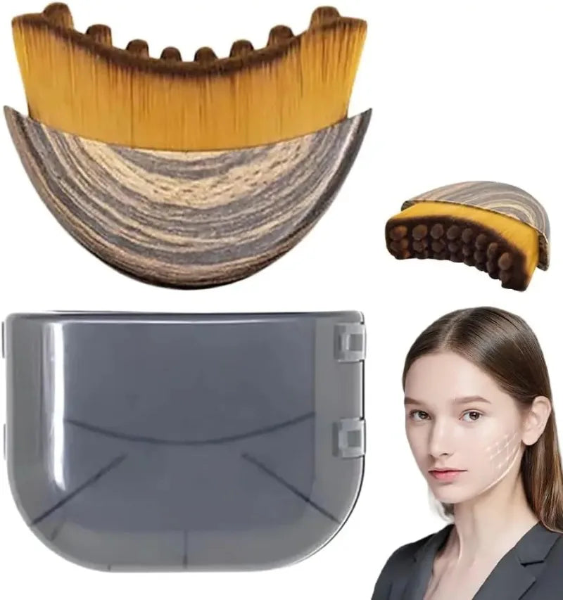 Portable Face Neck Massage Brush for Facial Contouring and Skincare
