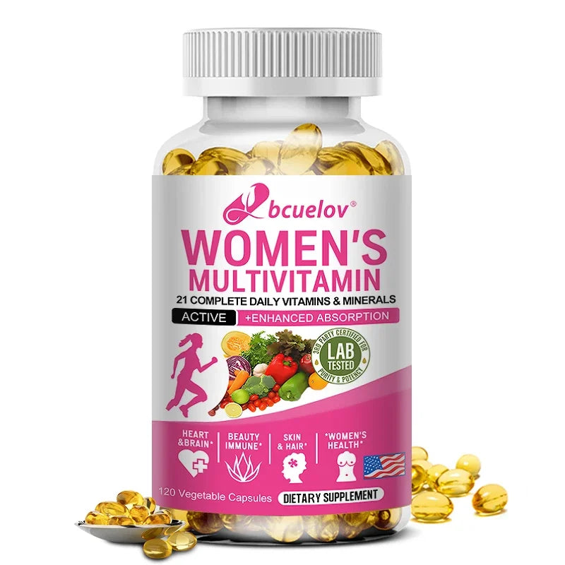 Bcuelov Multivitamin Mineral Supplement For Heart Health And Energy