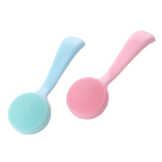 Portable Silicone Facial Cleansing Brush For Effective Makeup Removal