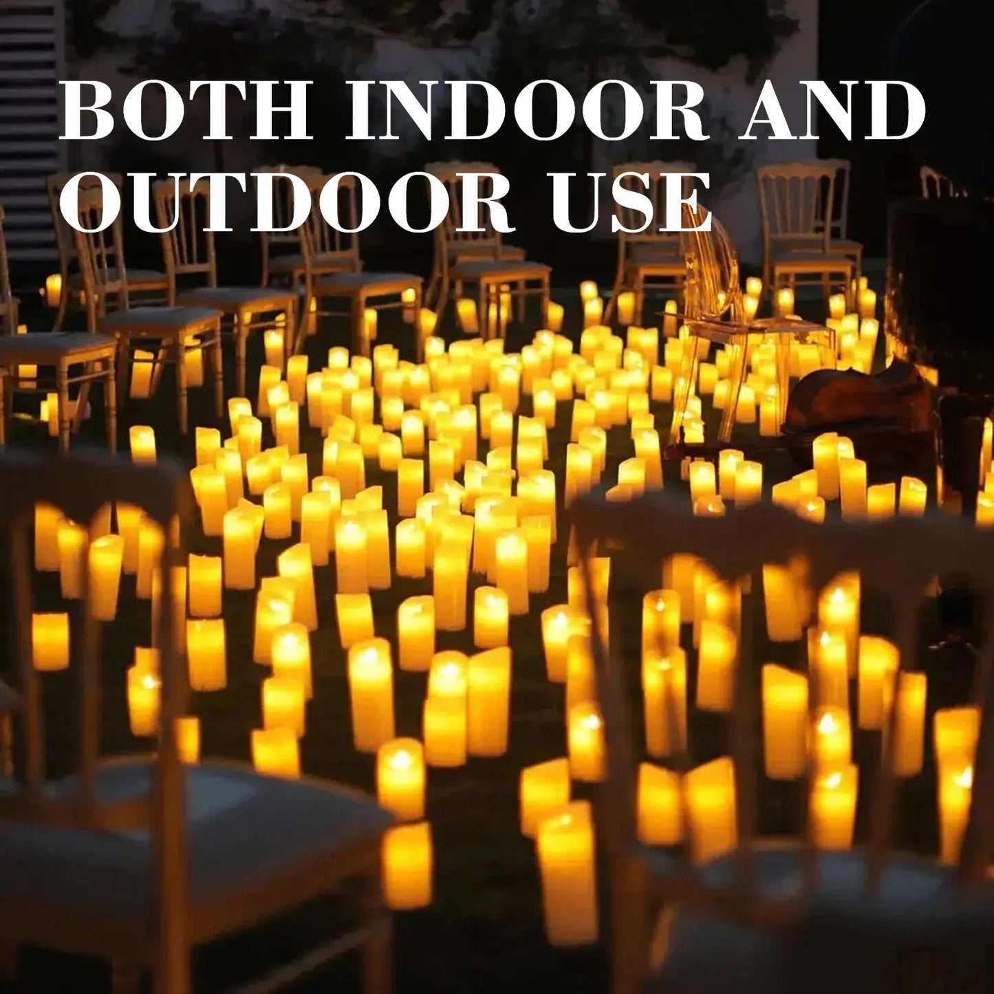 Flameless LED Candles Indoor Waterproof 24-144 Sets For Events