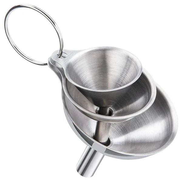 Stainless Steel Kitchen Funnels Set Food Grade for Filling Bottles