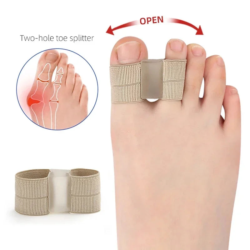 Silicone Toe Spreader Foot Care Tool Separator For Bunion Hallux Valgus Corrector