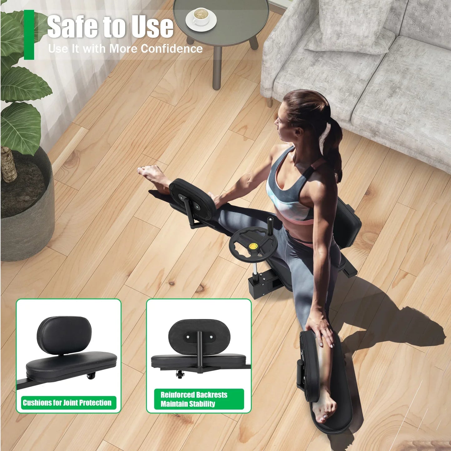Leg Stretcher 3 Bar Leg Spreader Heavy Duty For Flexibility