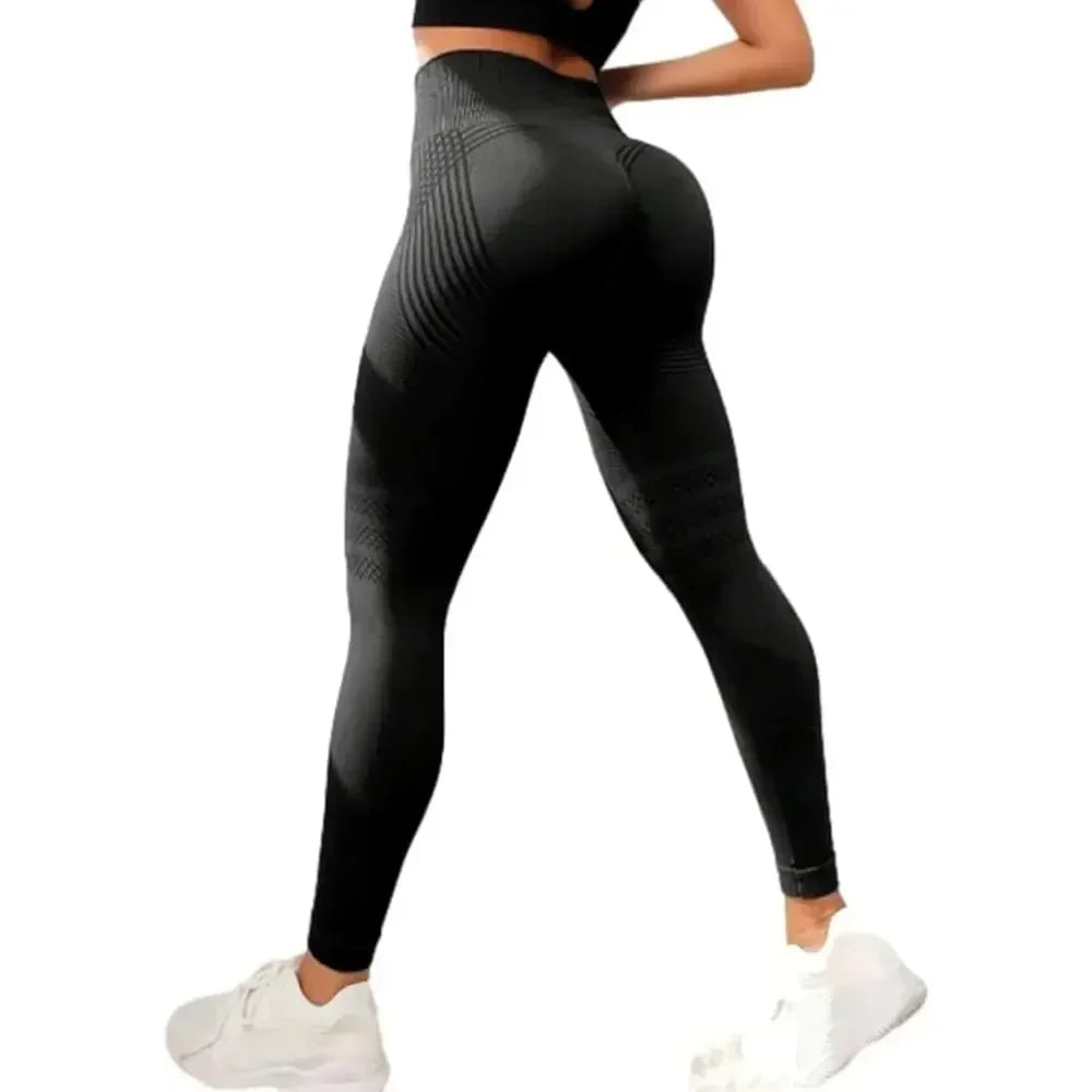 Cellulite 3D Leggings High Waist Anti Cellulite Training Control