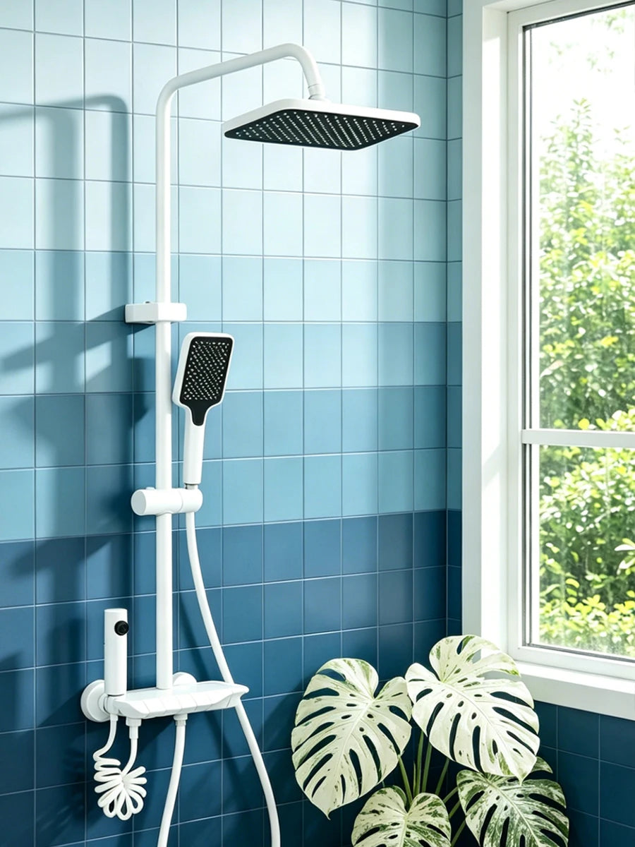 Quyanre 4 Way Shower System With Rain Shower Bidet Faucet