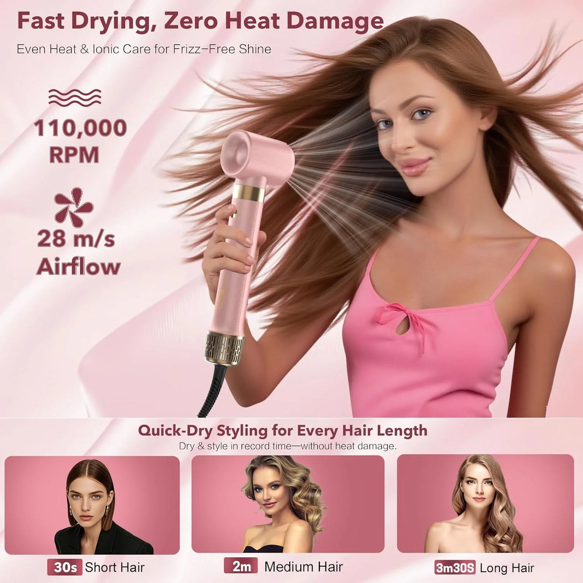 Mythsight 6 In 1 Air Styler And Hot Air Brush