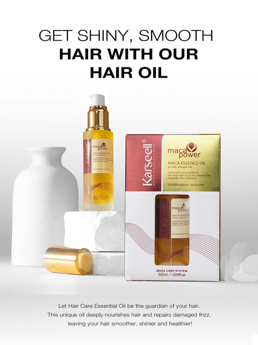 Karseell Moroccan Argan Oil Hair Serum For Dry Damaged Hair