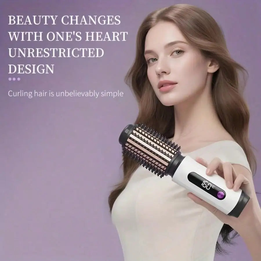 Portable Cordless Hair Styler And Curling Iron