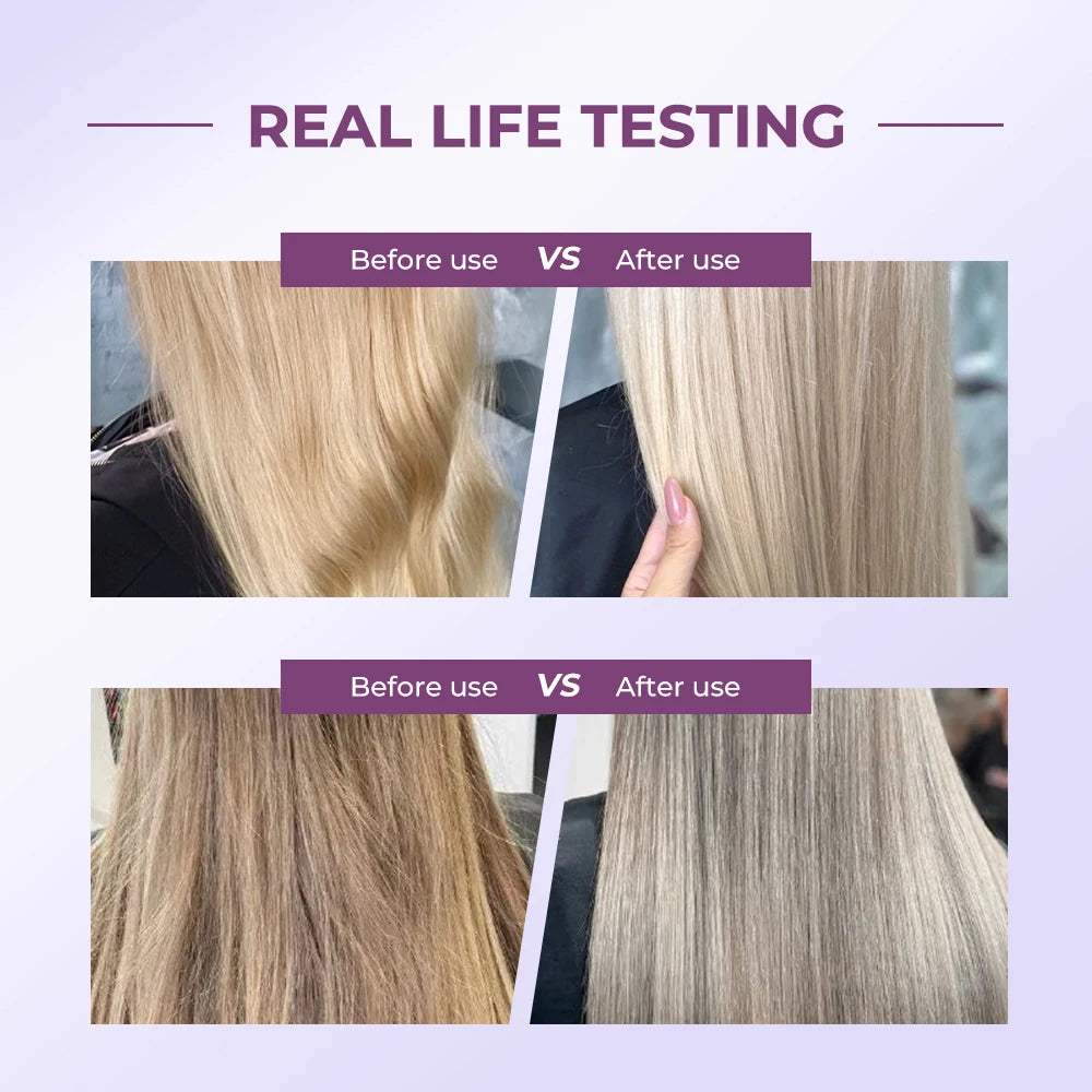 Karseell Purple Hair Mask Neutralizes Brass Tones For Blonde Highlights
