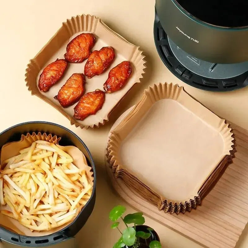 Air Fryer Disposable Paper Liners Non Stick Round