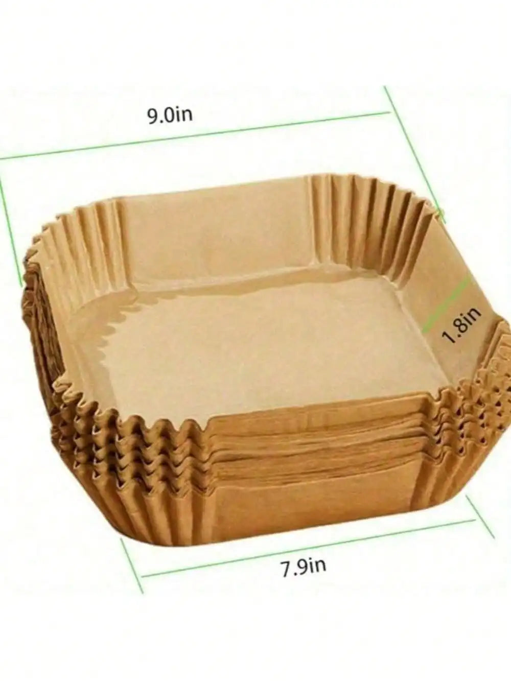 Disposable Air Fryer Baking Paper Square And Round Parchment Liners