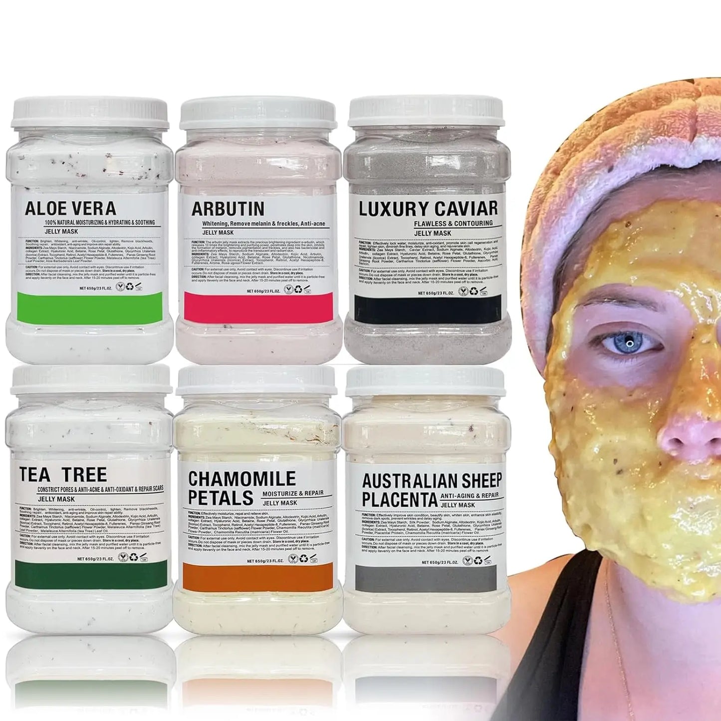 YMEYFAN Jelly Mask Powder For Facial Skin Care Professional Spa