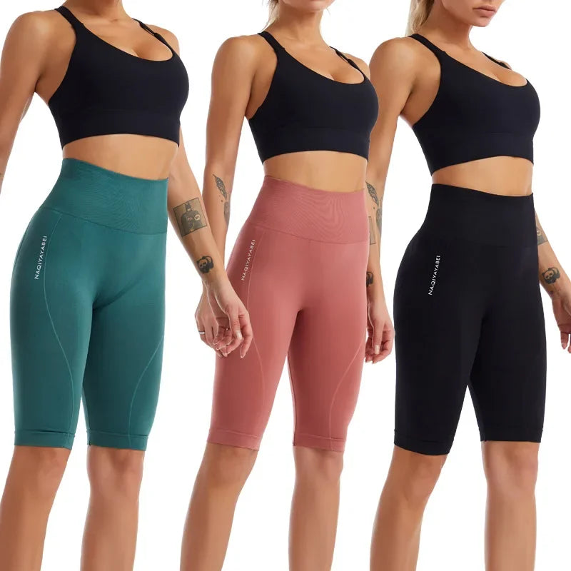 Women High Waist Body Sculpting Fitness Yoga Pants Breathable