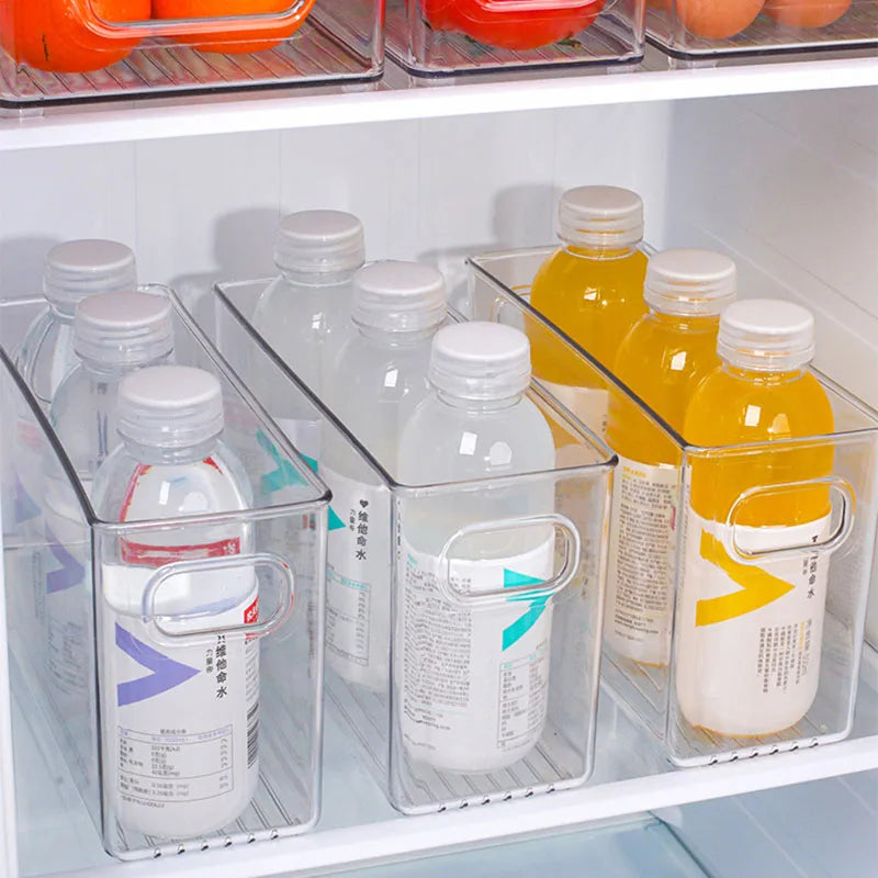 Transparent Refrigerator Storage Box Vegetables Fruit Organizer Clear Container