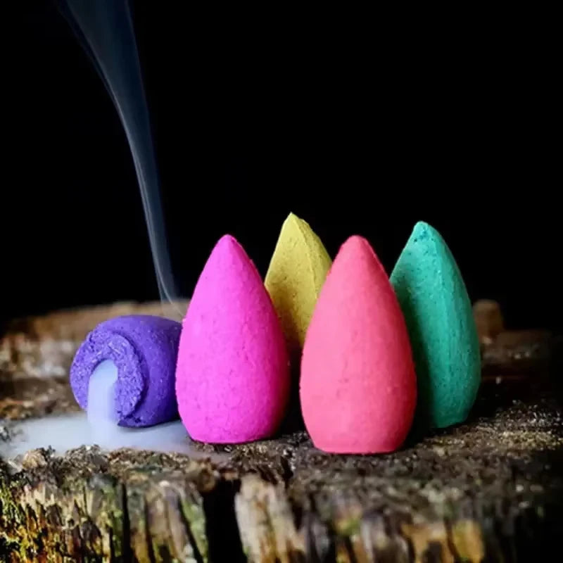 Backflow Waterfall Incense Cones for Aromatherapy and Yoga