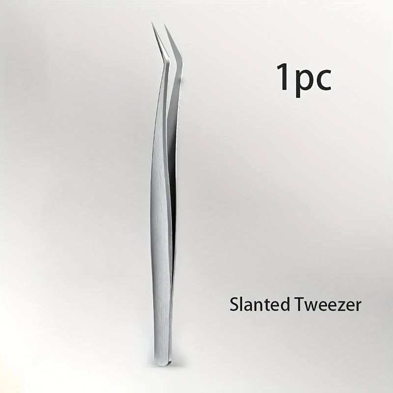 Stainless Steel Precision Pointed Tweezers Eyebrow Pimple Extraction
