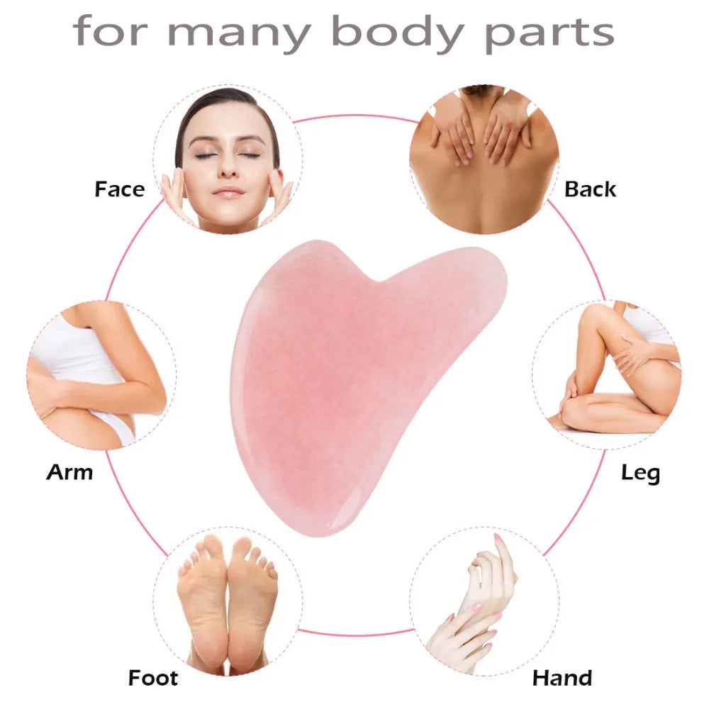 Jade Gua Sha Board For Facial Massage And Skin Care