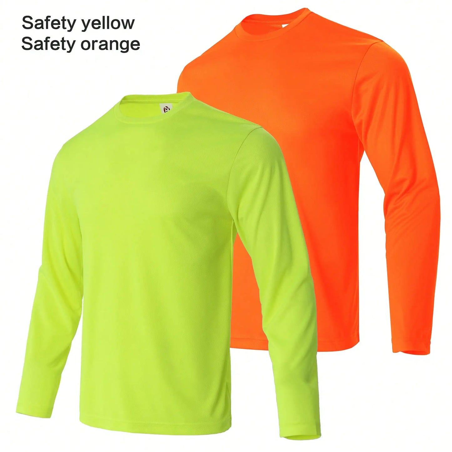 Unisex Performance Long Sleeve Moisture Wicking Athletic Tee Quick Dry