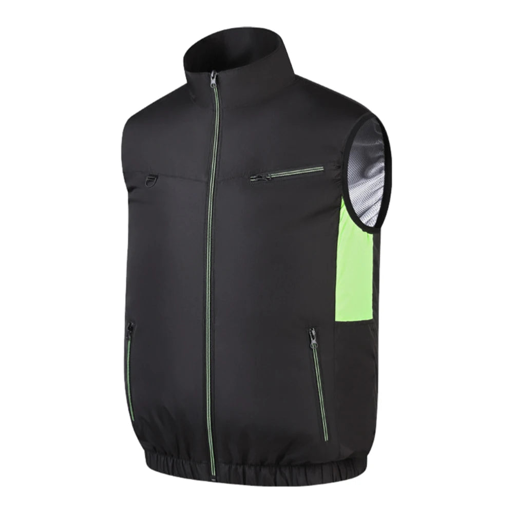 Breathable Sleeveless Cooling Vest Air Conditioner Wearable Fan Vest