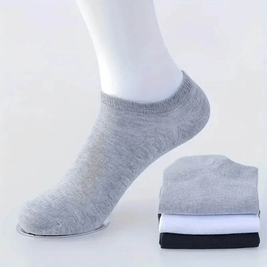 Thin Unisex Ankle Socks Sweat Absorbing for Daily Wear