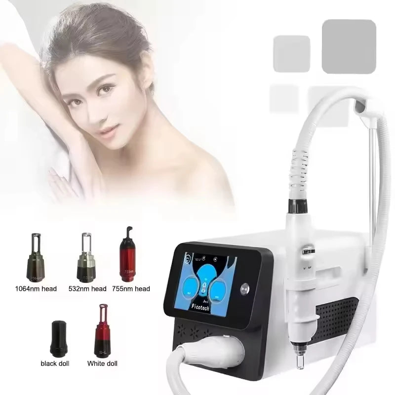 BOMP Q Switch ND YAG Tattoo Removal Machine Picosecond 755 532nm 1064nm