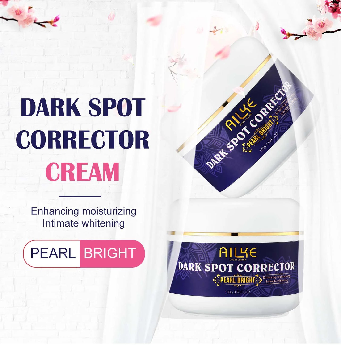 AILKE Double Glutathione Dark Spots Remover Cream For Face And Body