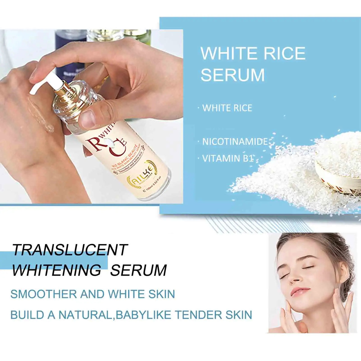 Ailke Natural Multivitamin Lightening Skincare Kit For Face
