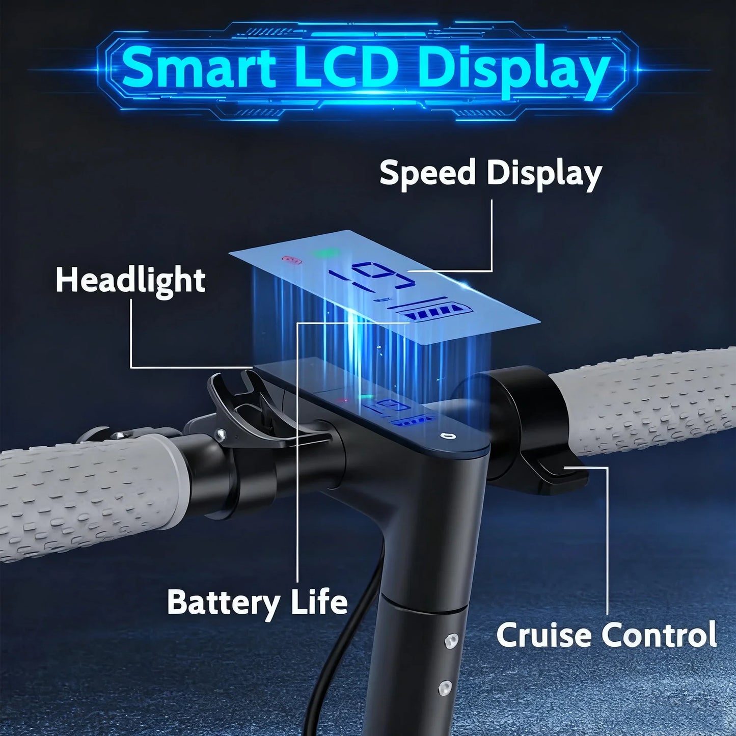 Ladped LP60 Electric Scooter 350W 19MPH Folding 16 Mile Range