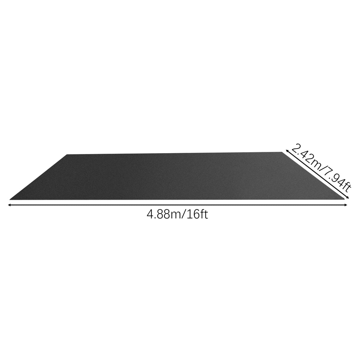 Garage Non Slip Mat Waterproof Non Woven Cloth Floor Protection