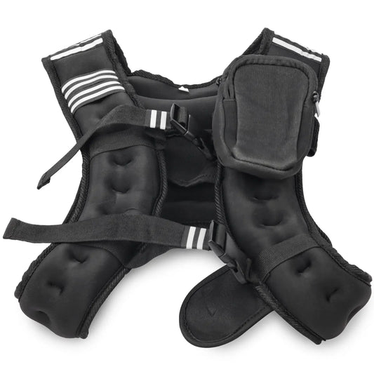 Weighted Vest 12 And 16 Pounds With Reflective Stripe And Adjustable Straps