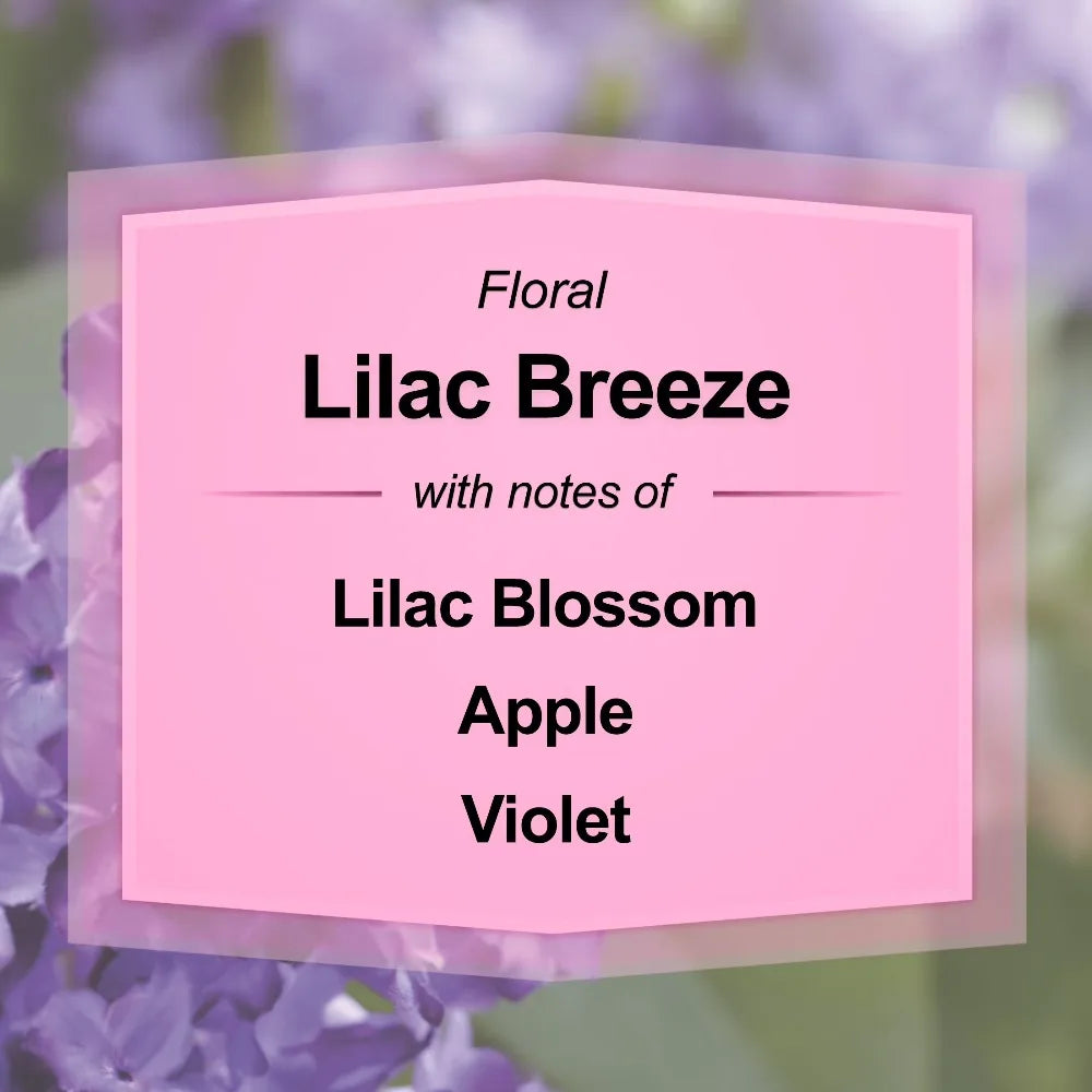 Lilac Scent Glass Jar Candle Single Wick Home Fragrance